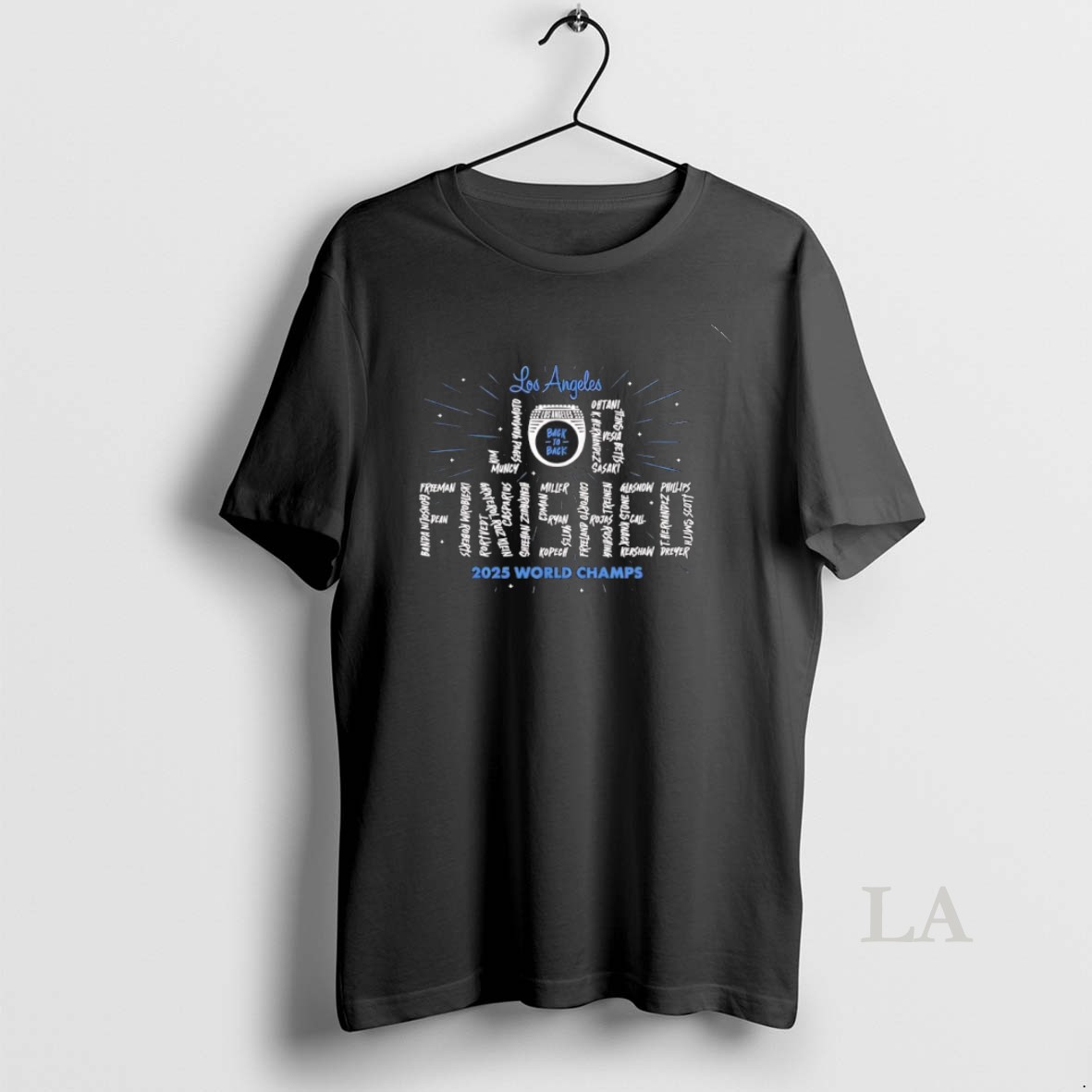 Original Job Finished Los Angeles Dodgers Back To Back 2025 World Champs Shirt