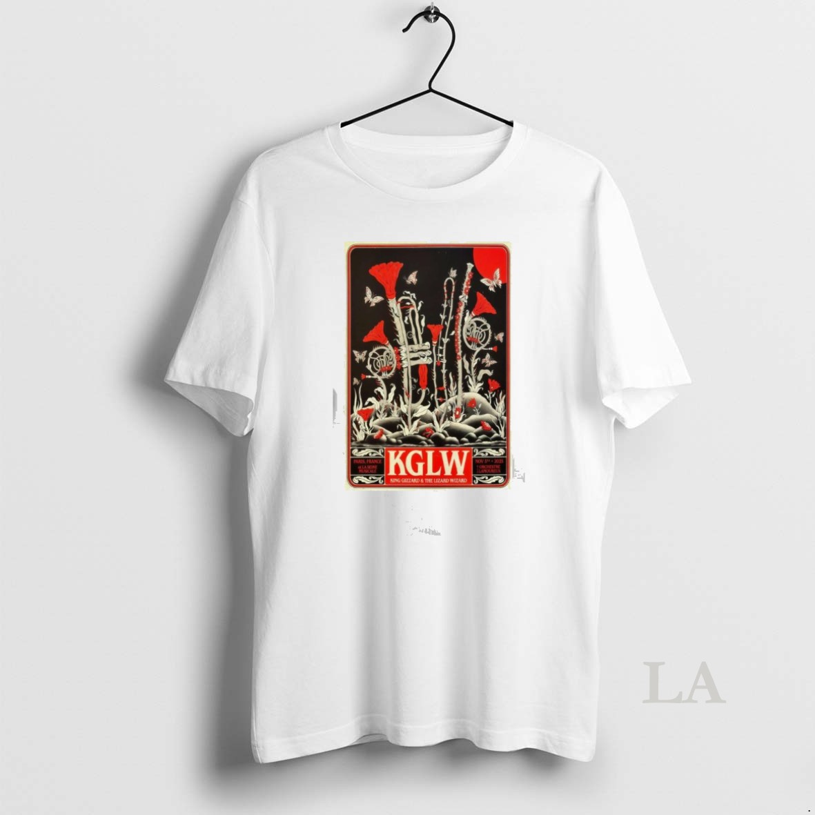 Original King Gizzard And The Lizard Wizard 11 5 2025 Paris France Shirt