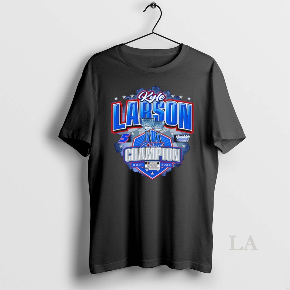 Original Kyle Larson Hendrick 2 Time Nascar Cup Series Champion 2021 2025 Shirt