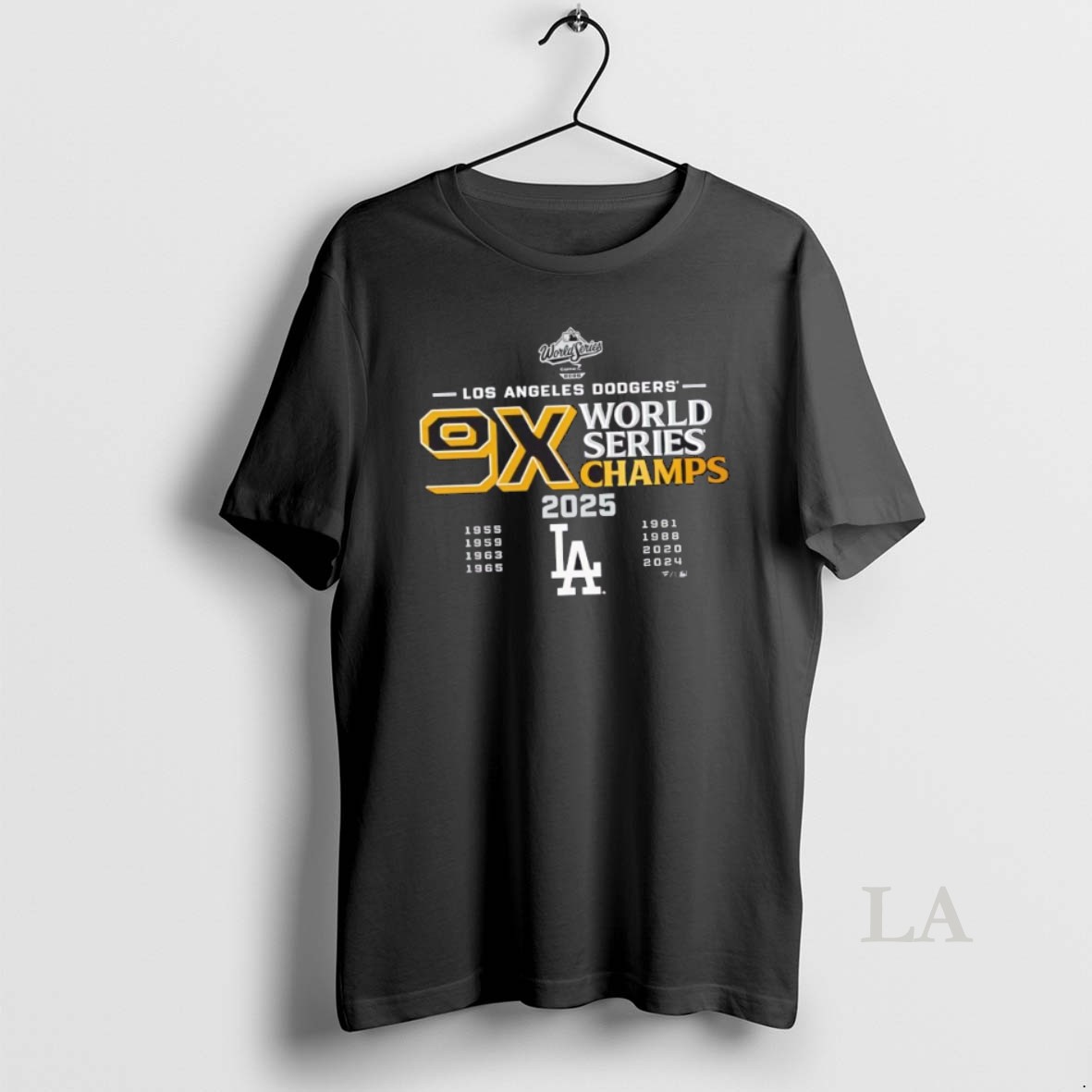 Original La Dodgers 9x World Series Champions 2025 Shirt
