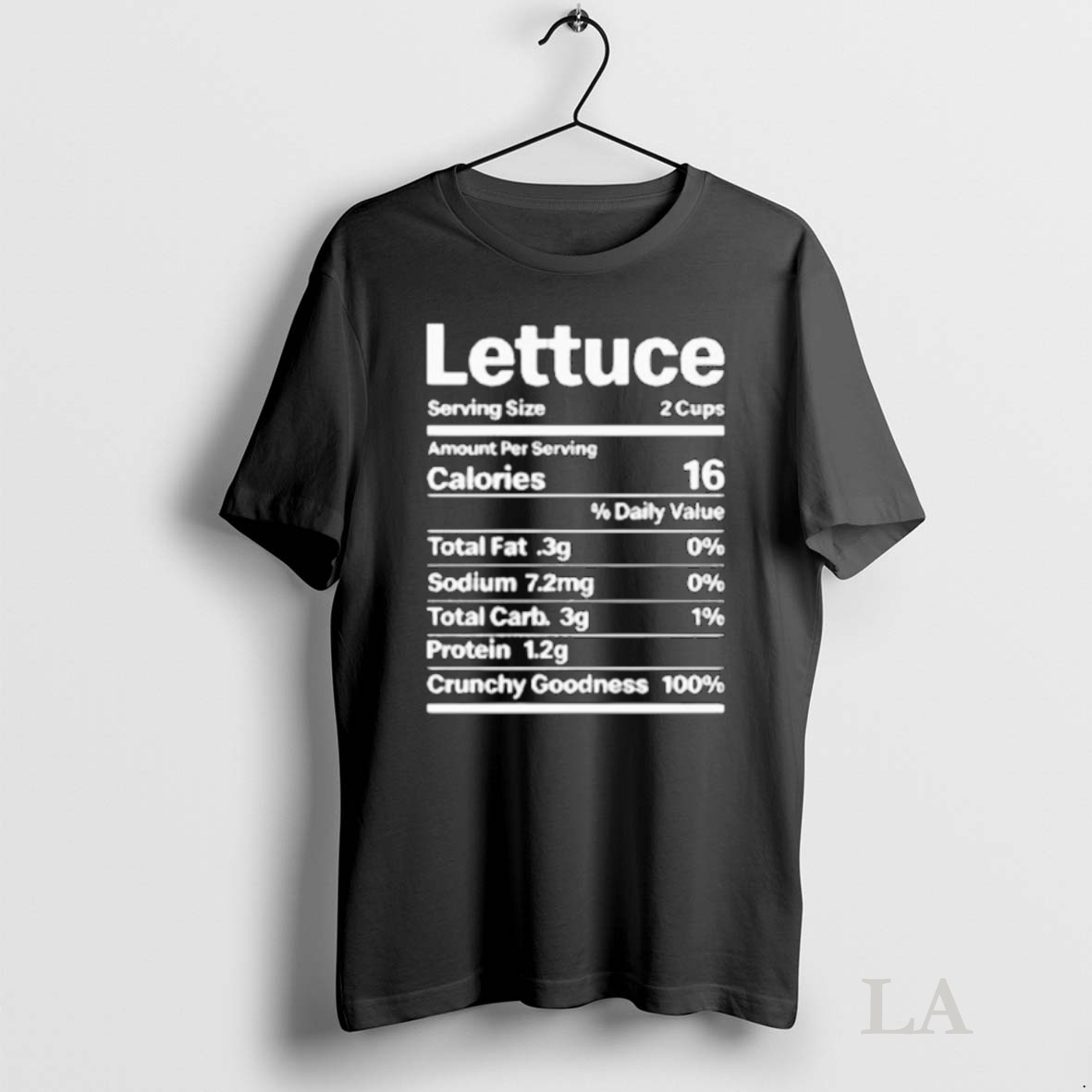 Original Lettuce Costume Nutrition Facts Ornaments Shirt