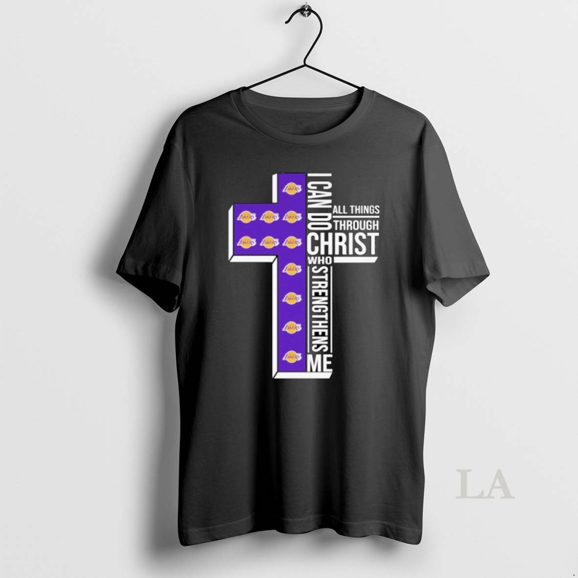 Original Los Angeles Lakers I Can Do All Things Through Christ Who Strengthen Me Shirt