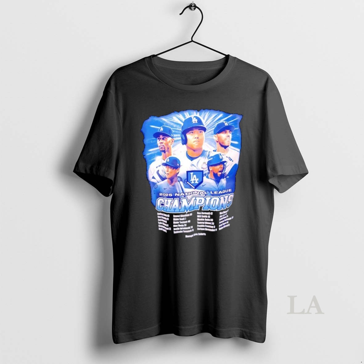 Original Mlb Back 2 Back 2025 World Series Los Angeles Dodgers National League Champions Shirt