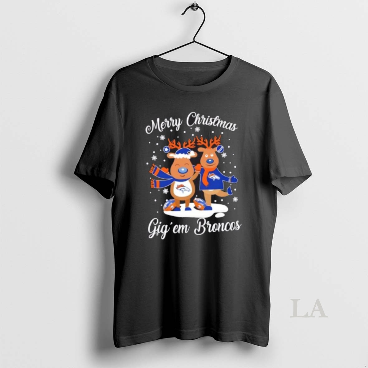 Original Merry Christmas Gig Em Denver Broncos Football Shirt