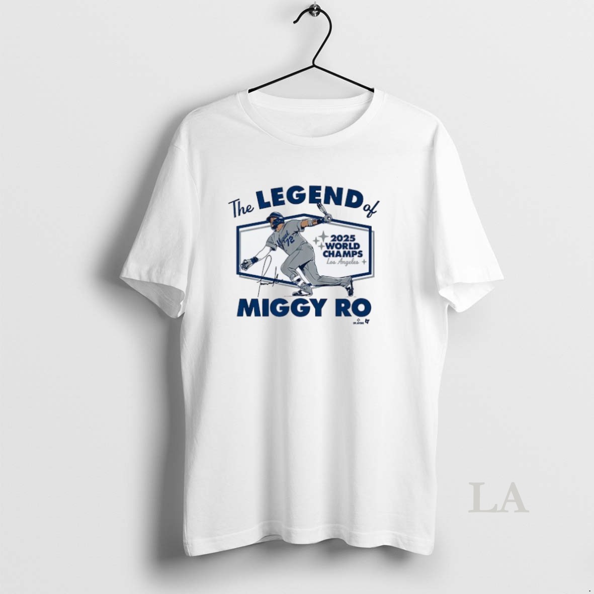 Original Miguel Rojas The Legend Of Miggy Ro 2025 World Series Champions Los Angeles Dodgers Shirt