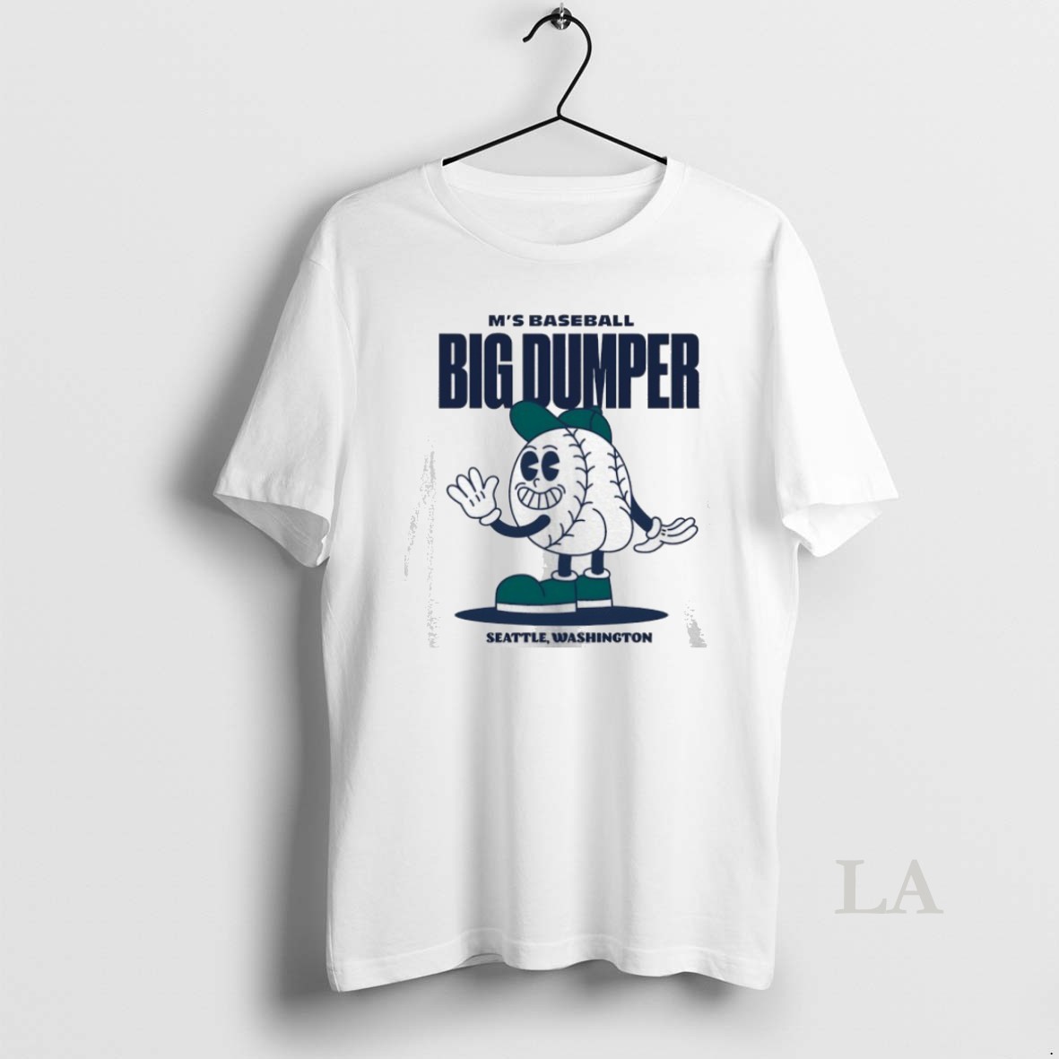 Original Ms Baseball Big Dumper Seattle Mariners Cal Raleigh Superstar Cartoon Shirt