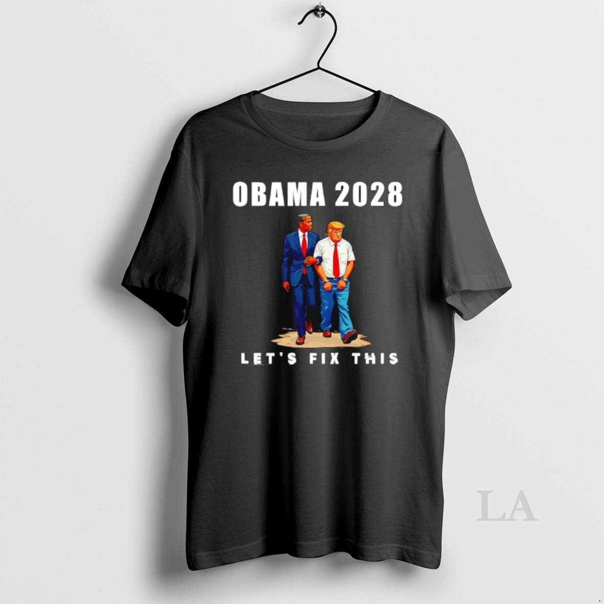 Original Obama 2028 Political Democrat Trump Graphic Shirt