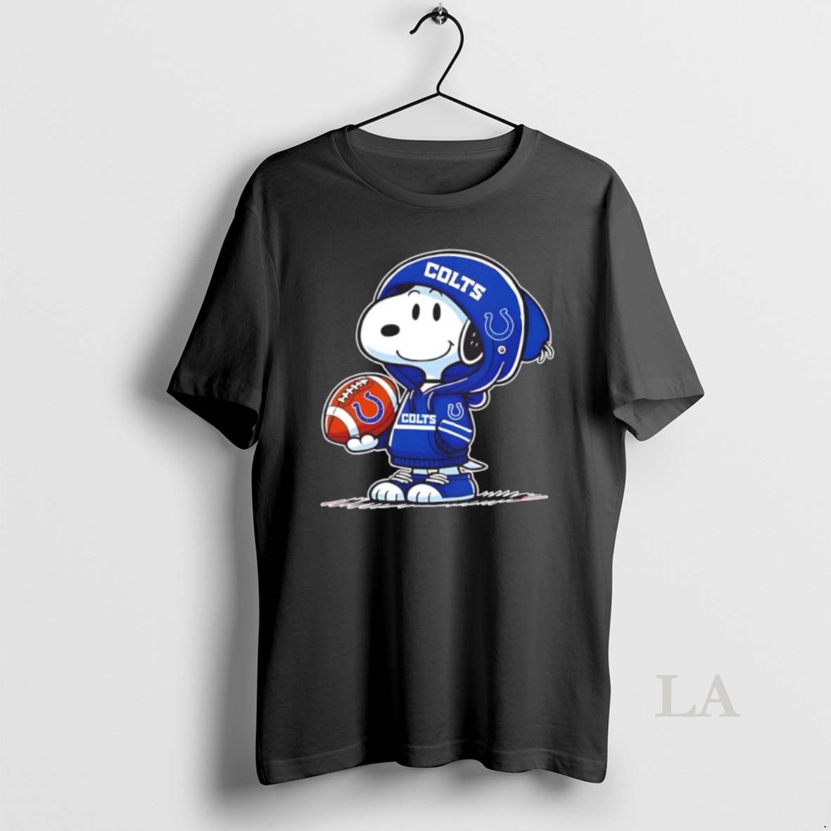 Original Peanuts Snoopy Wearing Indianapolis Colts And Smilling At Fans Shirt