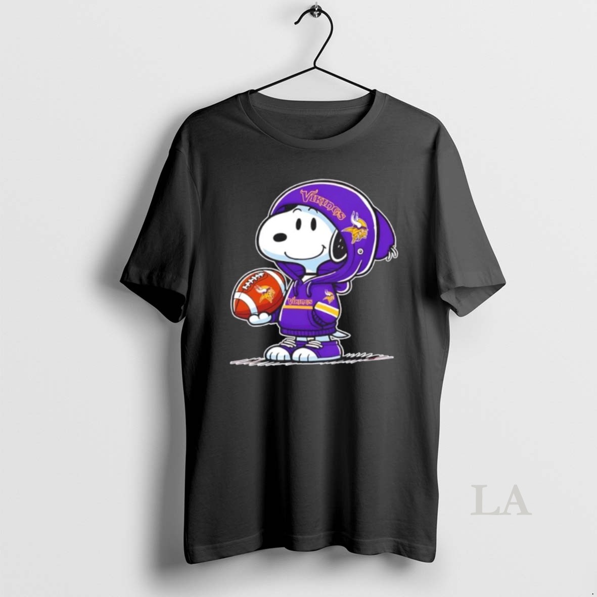 Original Peanuts Snoopy Wearing Minnesota Vikings And Smilling At Fans Shirt