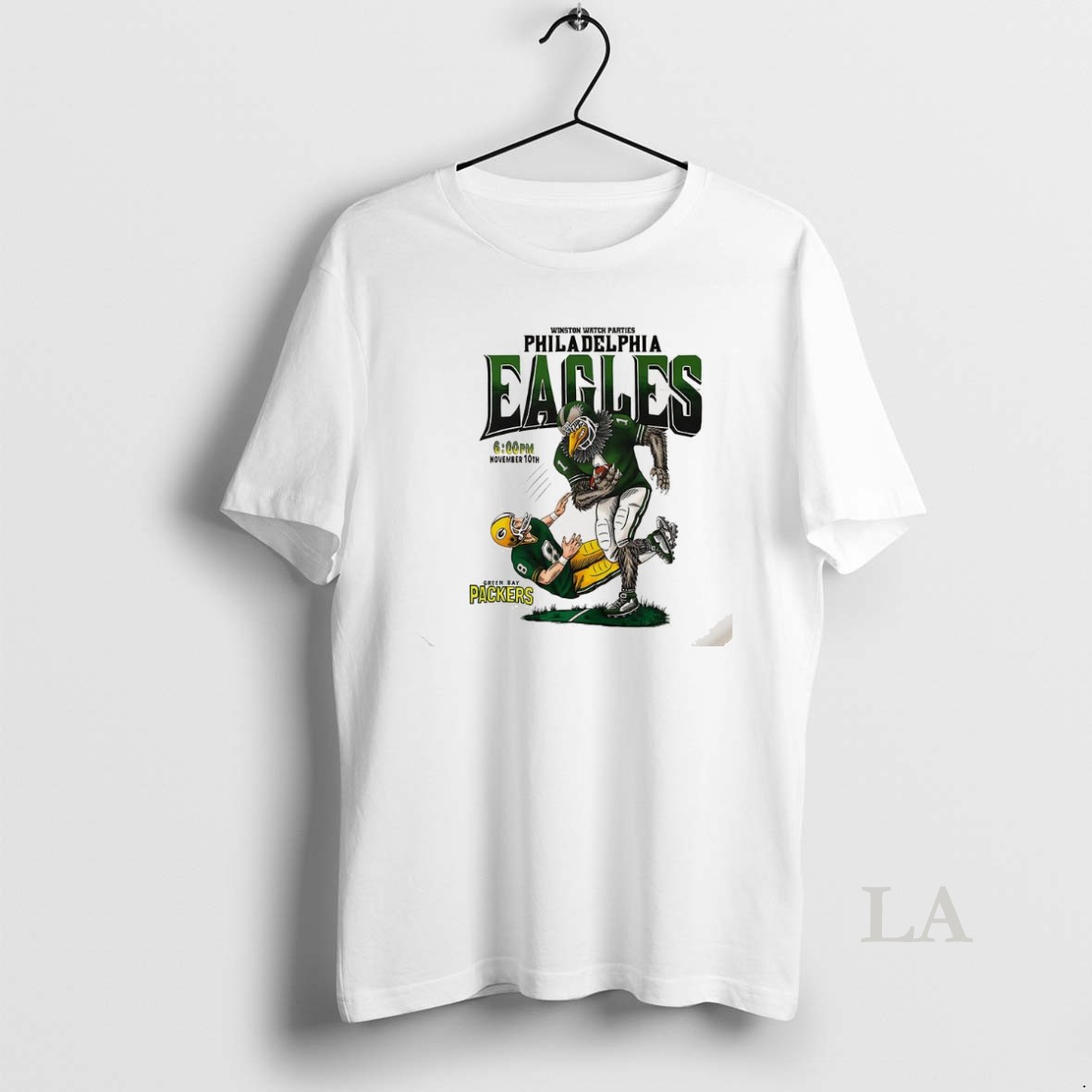 Original Philadelphia Eagles Vs Green Bay Packers Nfl Week 10 2025 Shirt