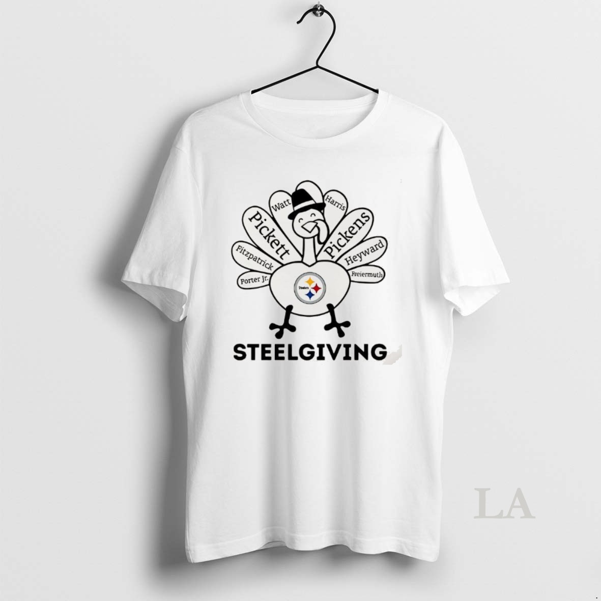 Original Pittsburgh Steelers Steelgiving Thanksgiving With Heroes Turkey Shirt