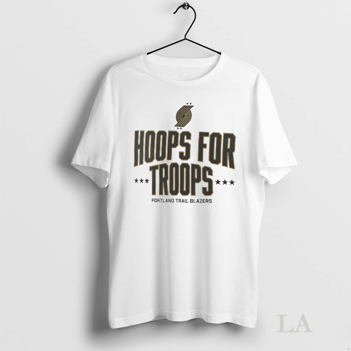 Original Portland Trail Blazers Hoops For Troops Shirt