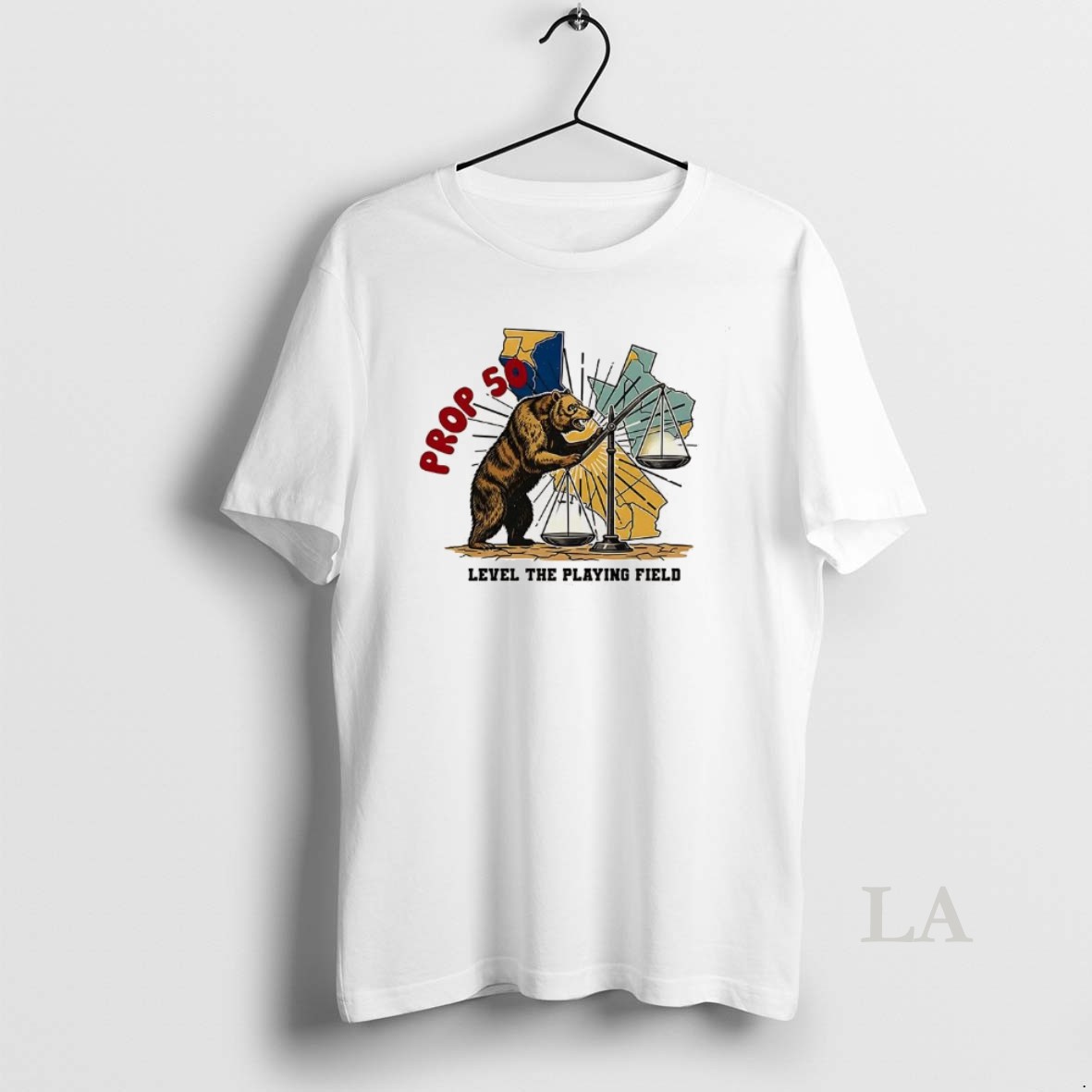 Original Prop 50 Democracy Level The Playing Field Shirt