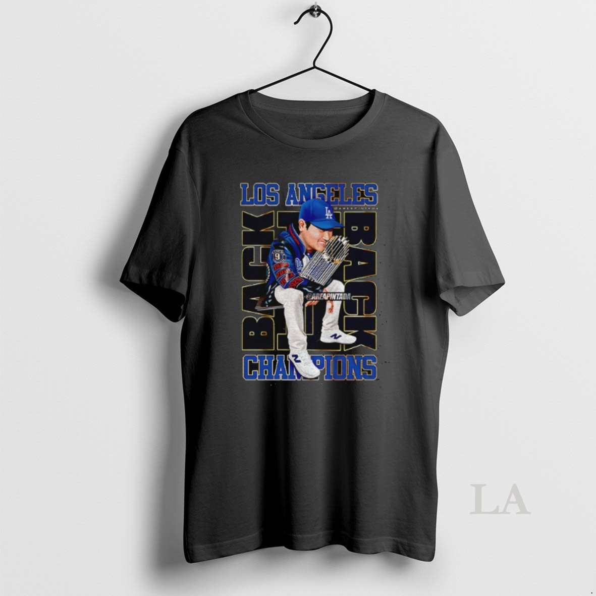 Original Shohei Ohtani Hold Trophy Los Angeles Dodgers World Series Champions Back To Back 2025 Shirt