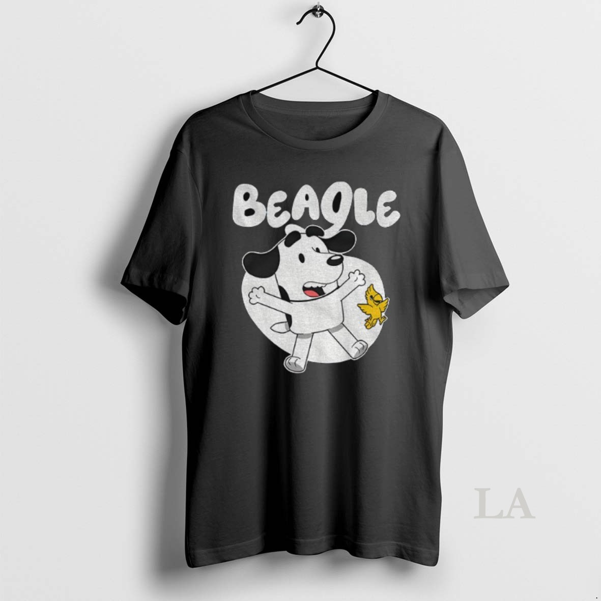 Original Snoopy And Woodstock In The Style Of Bluey Beagle Dog Children Animation Shirt