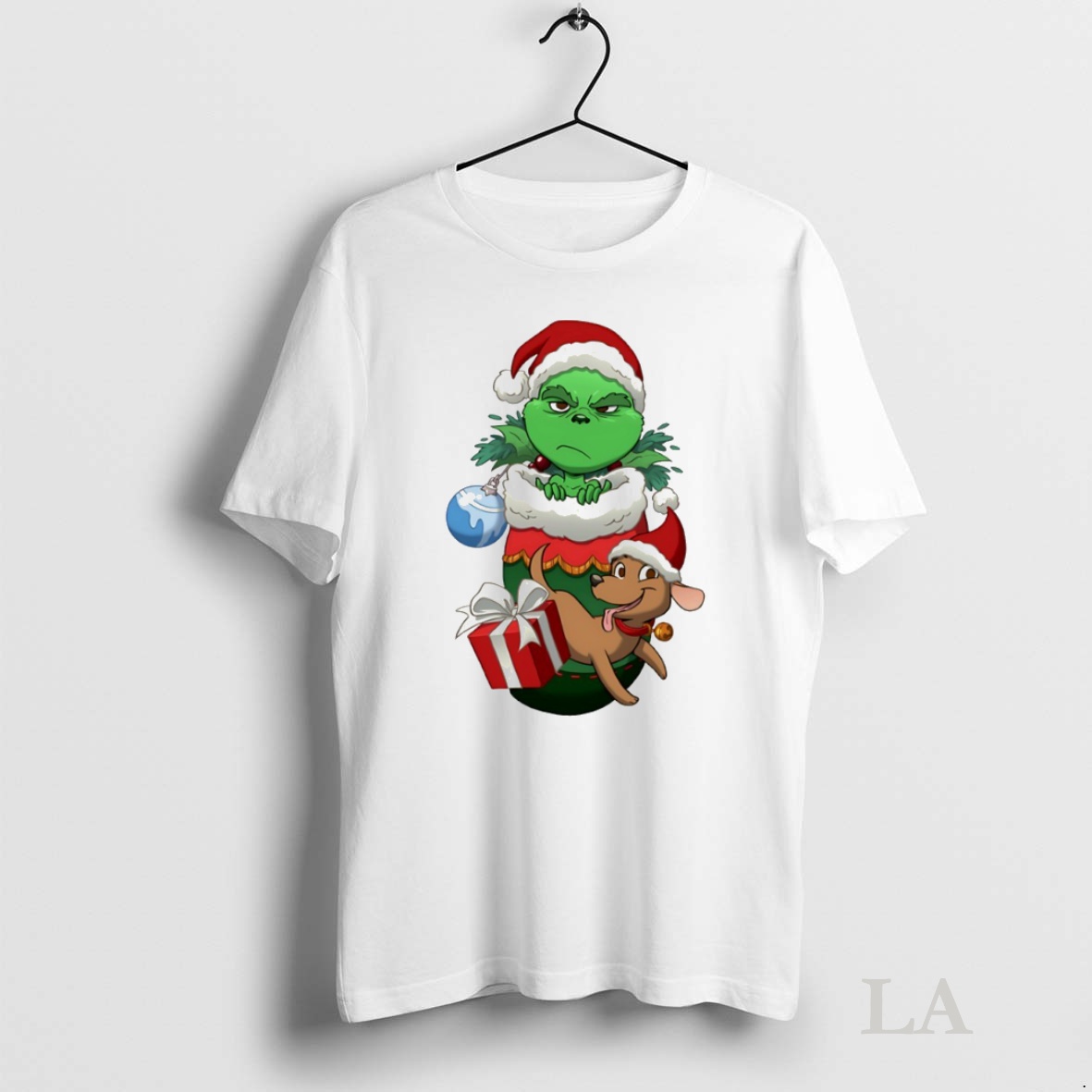 Original Stocking Stuffer Grump Grinch And Max Circle Shirt