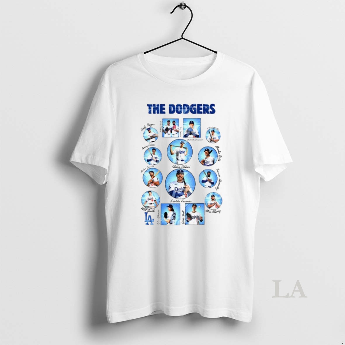 Original The Dodgers Los Angeles Dodgers All Team Mlb Baseball World Series 2025 Signatures Shirt
