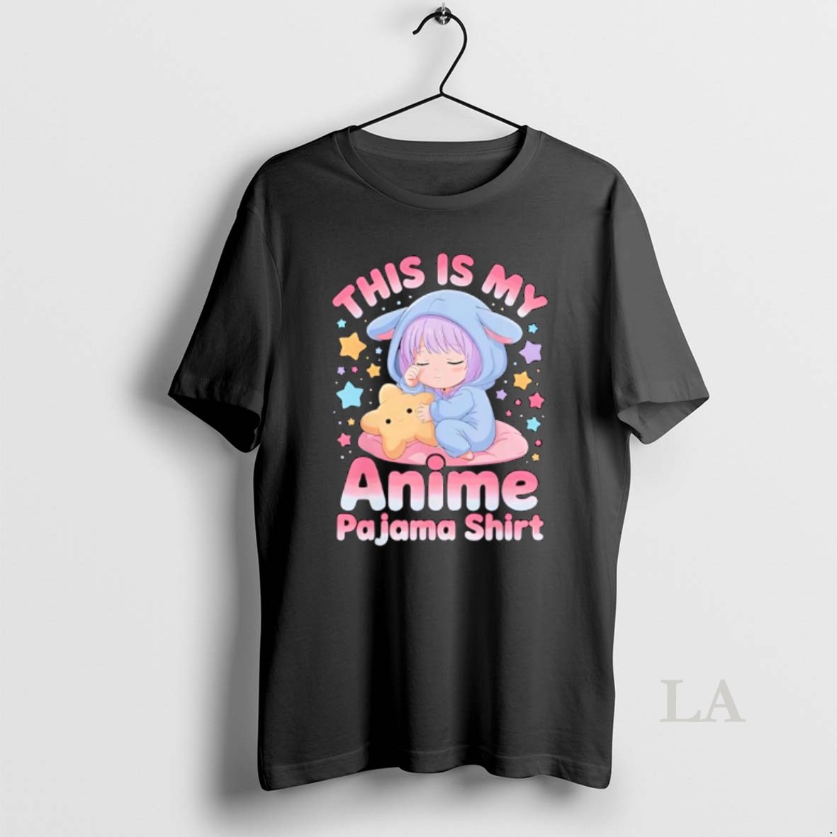 Original This Is My Anime Pajama Kawaii Cute Sleeping Girl Shirt