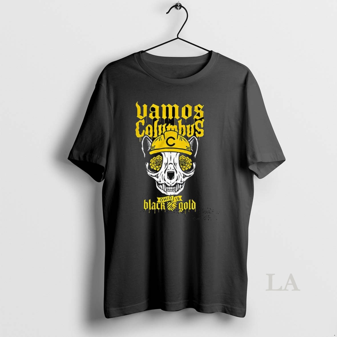 Original Vamoss Columbus Ohio Is Black And Gold Shirt