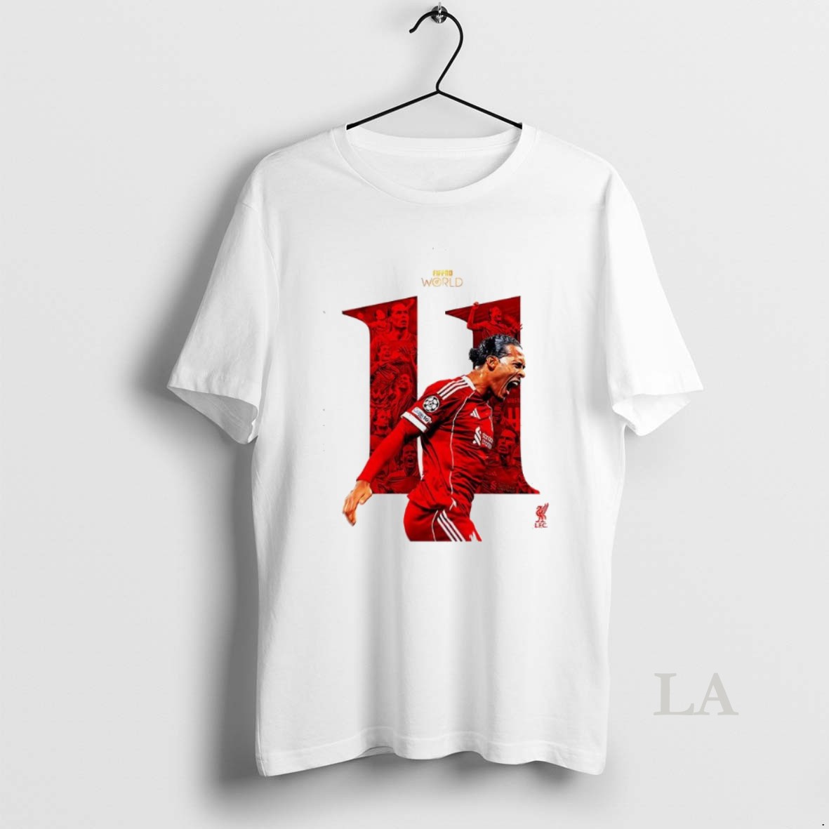 Original Virgil Van Dijk Liverpool Fifpro World 11 Shirt