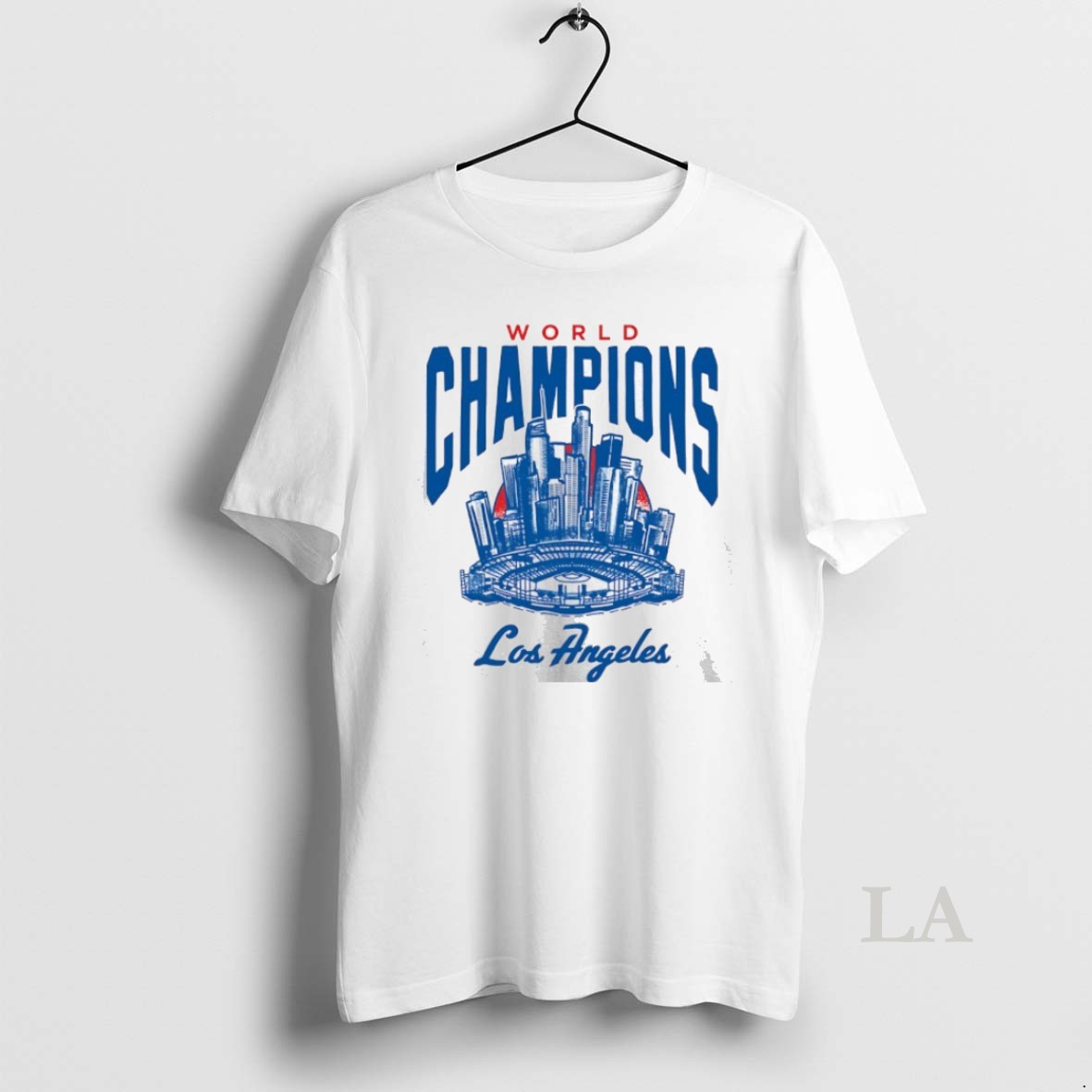 Original World Champions 2025 Los Angeles Dodgers Skyline Shirt