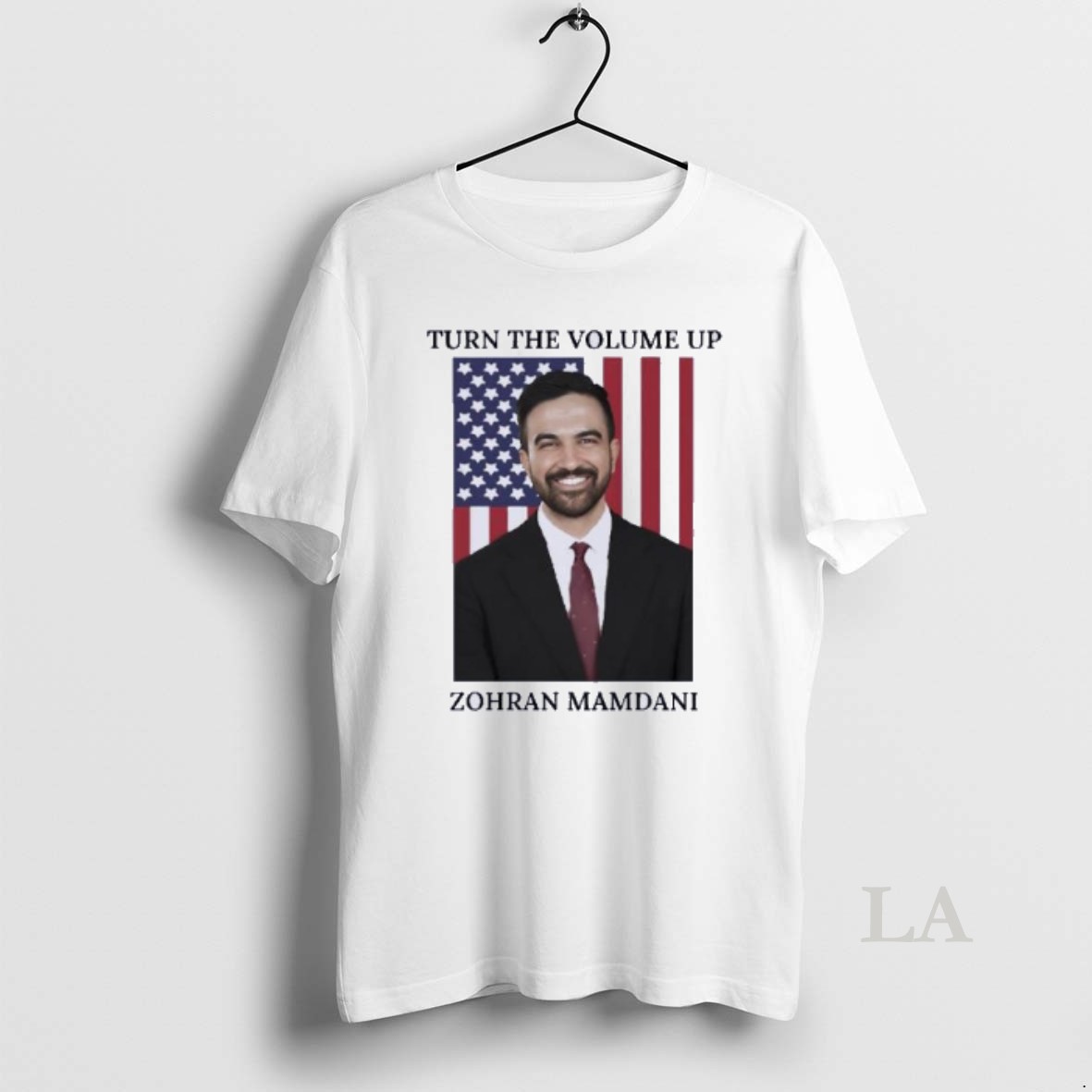 Original Zohran Mamdani Turn The Volume Up Photo Shirt