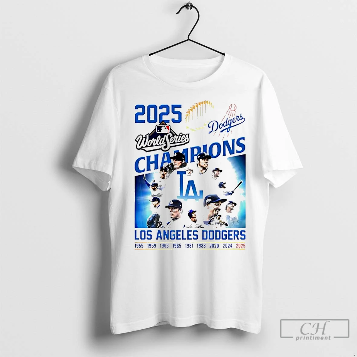 Premium 2025 World Series Champions La Dodgers Baseball T Shirt