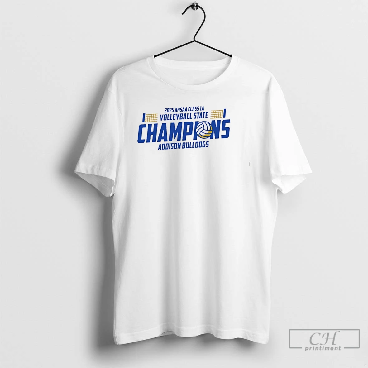 Premium Addison Bulldogs 2025 Ahsaa Volleyball 1a State Champions T Shirts Hoodie