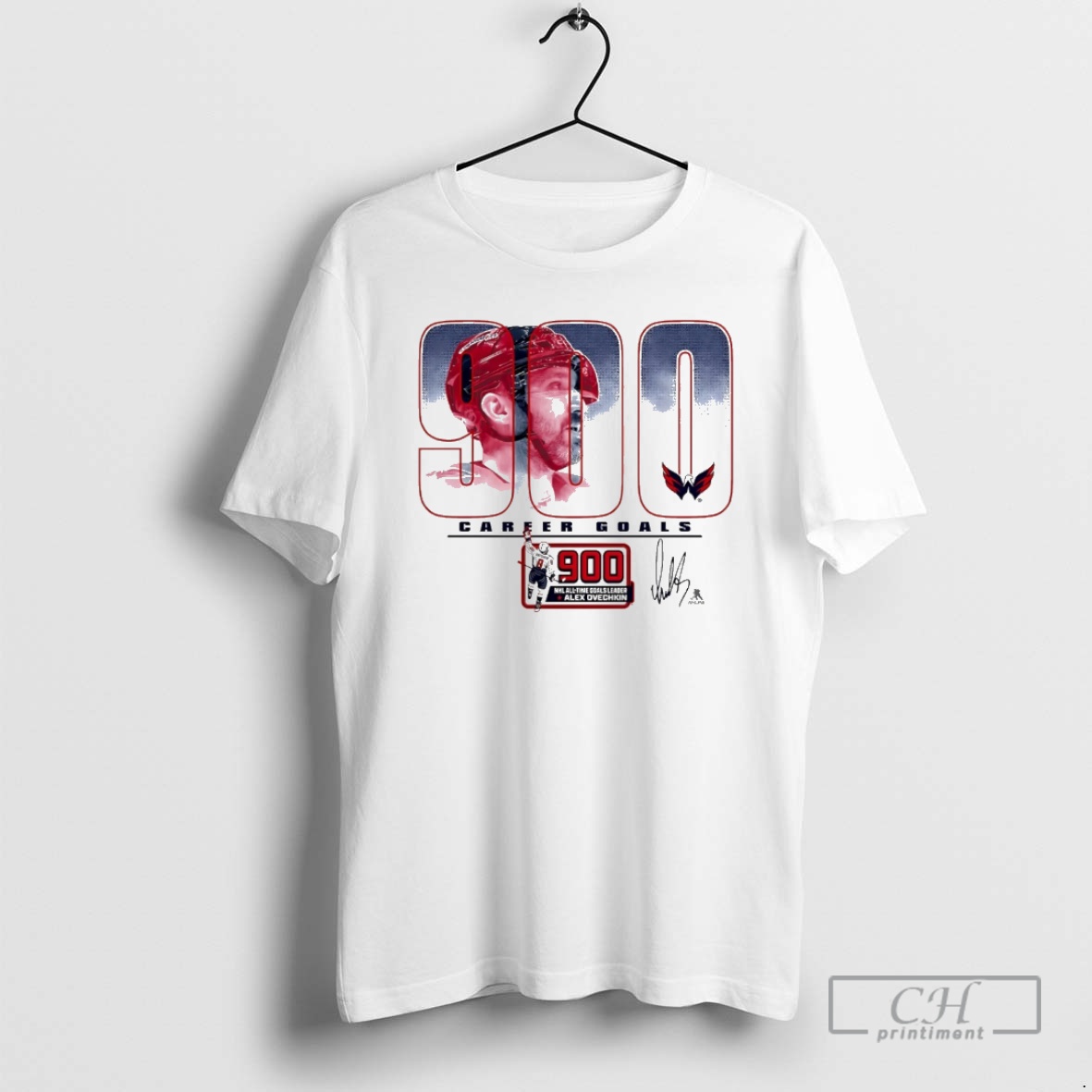 Premium Alexander Ovechkin Capitals 900th Career Goal Signature Shirt Sweater