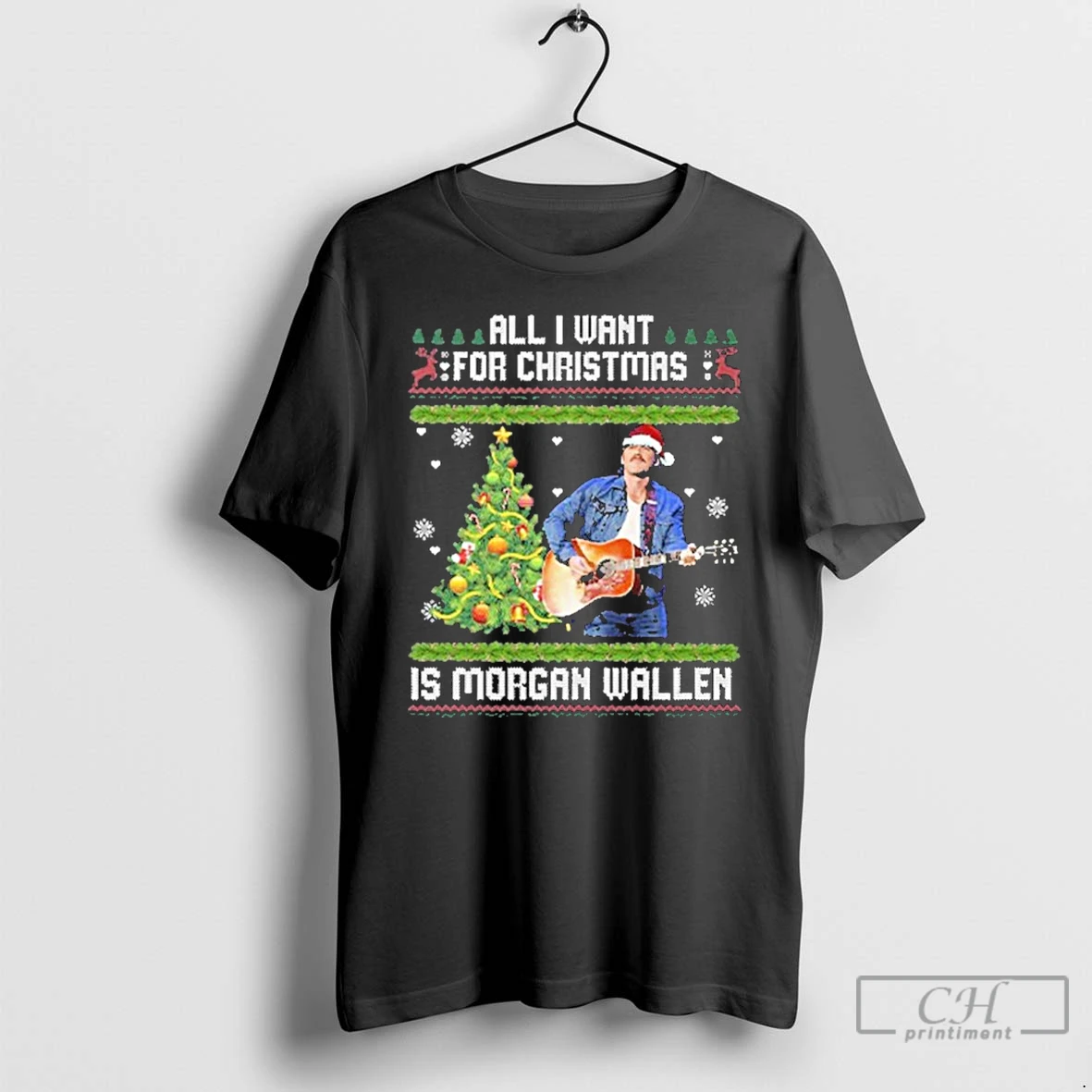 Premium All I Want For Christmas Is Morgan Wallen 2025 T Shirts Hoodie