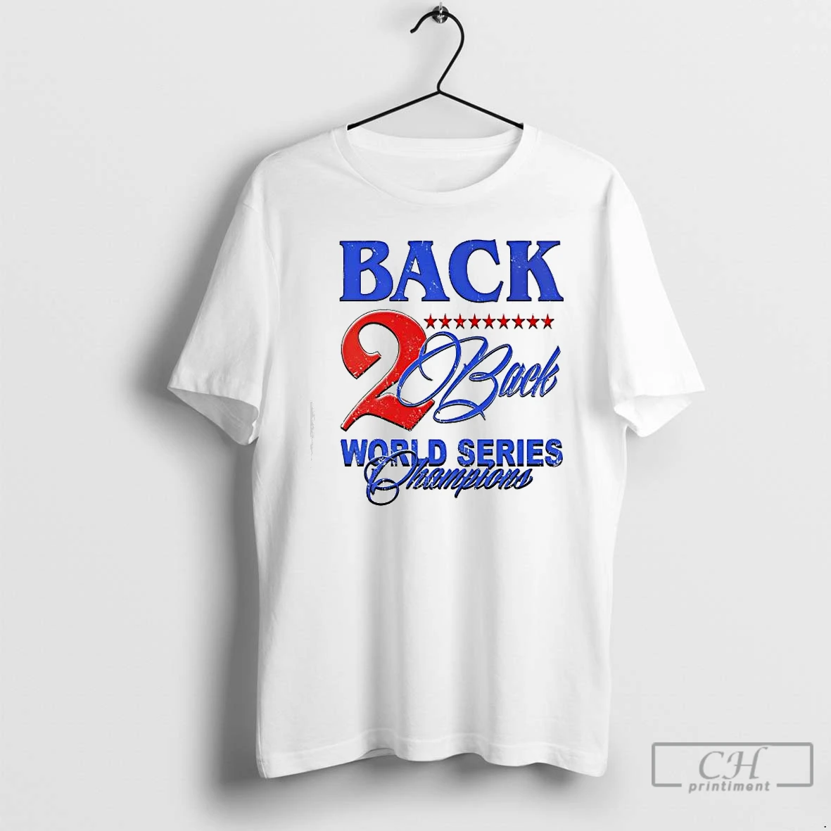Premium Back 2 Back World Series Champions La Dodgers Retro Text T Shirts Hoodie