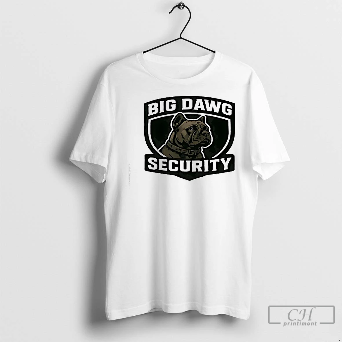 Premium Big Dawg Pit Pull Security T Shirt