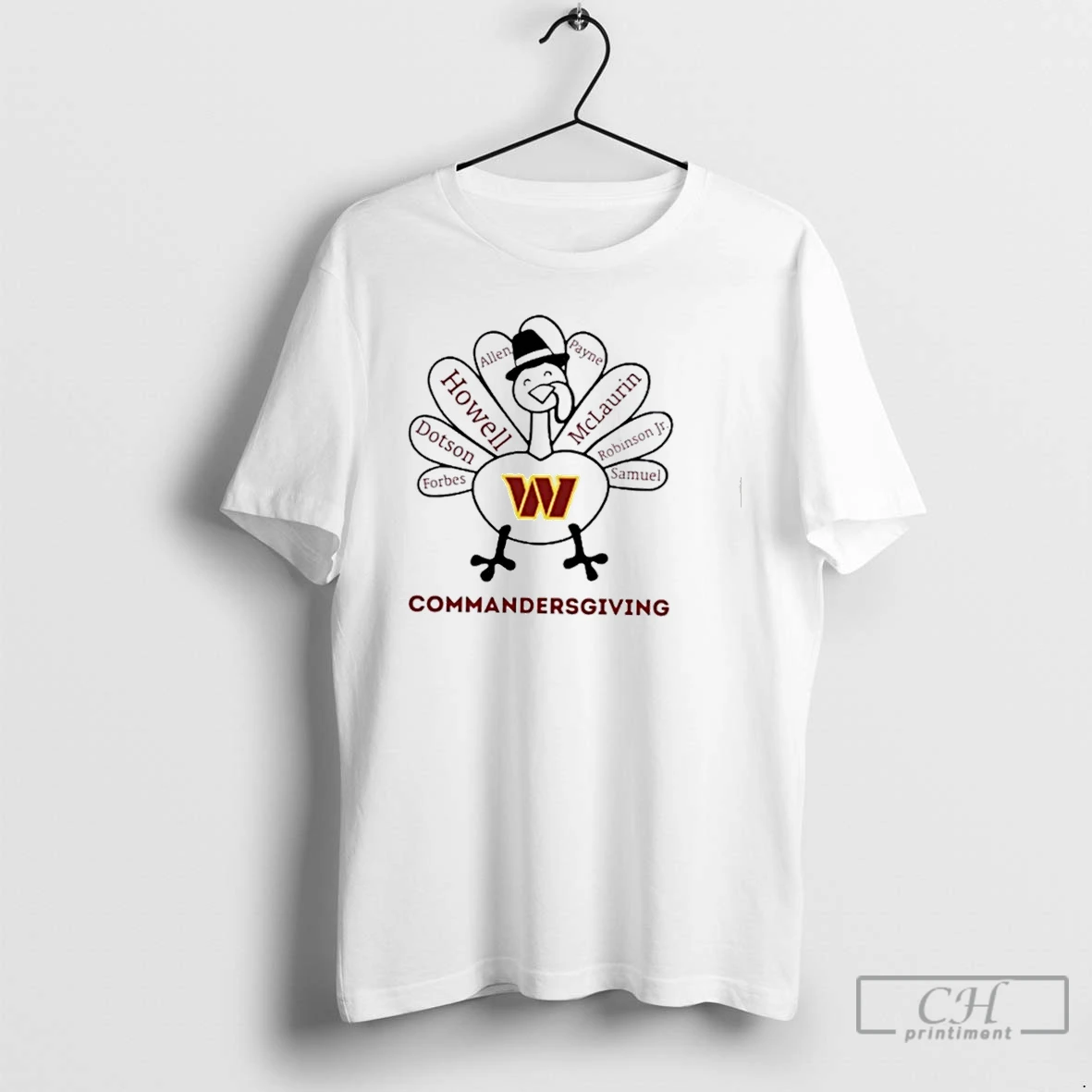 Premium Commandersgiving Washington Commanders X Thanksgiving T Shirts Hoodie