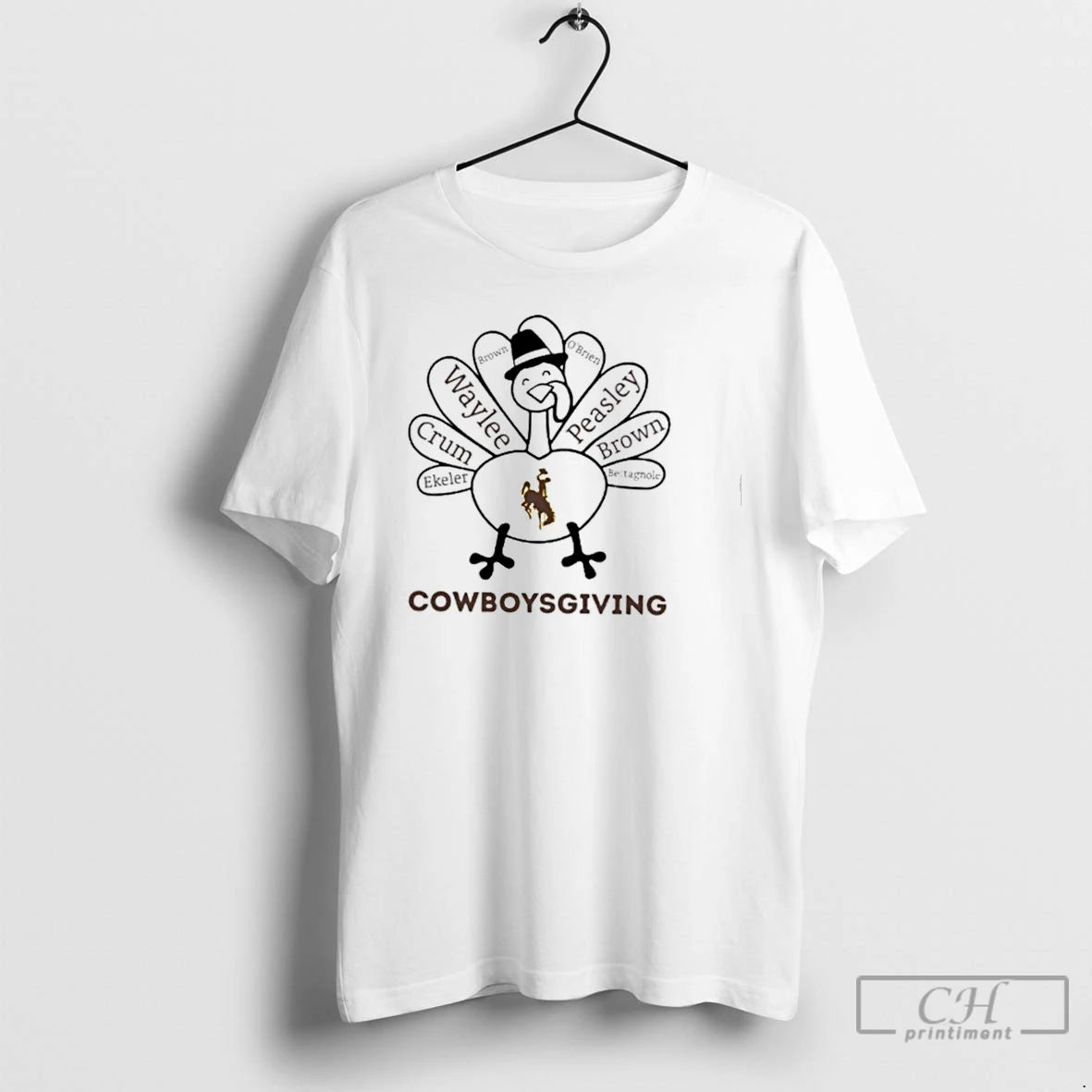 Premium Cowboysgiving Wyoming Cowboys X Thanksgiving T Shirts Hoodie