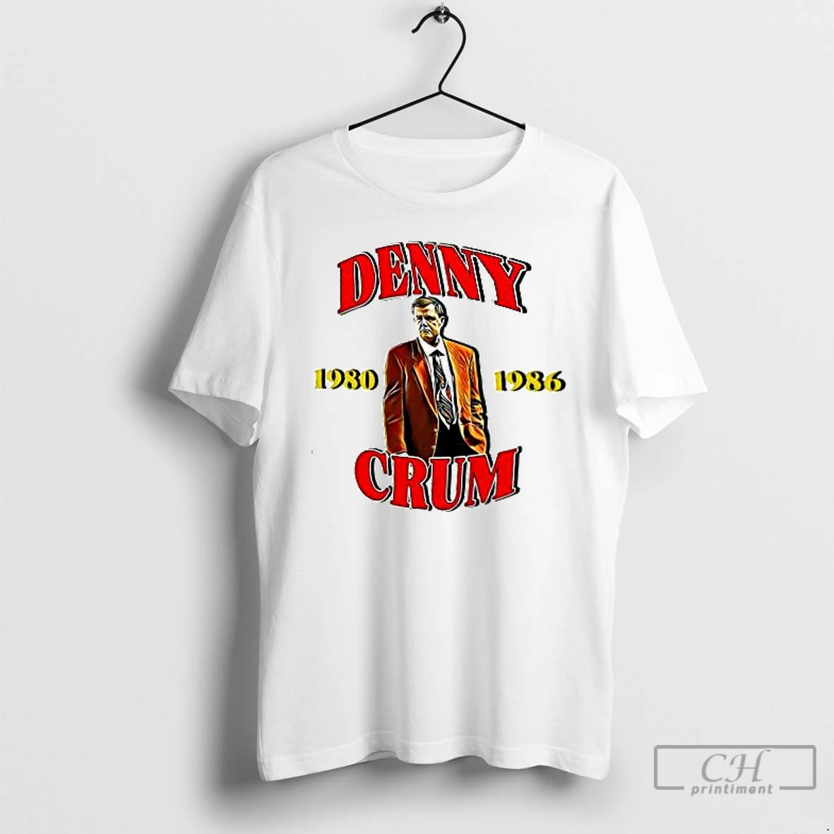 Premium Denny Crum 1980 1986 Graphic T Shirts Hoodie