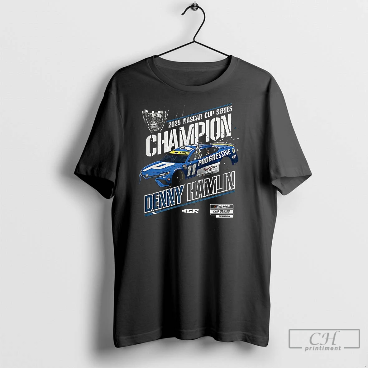 Premium Denny Hamlin 2025 Nascar Cup Series Champion T Shirt