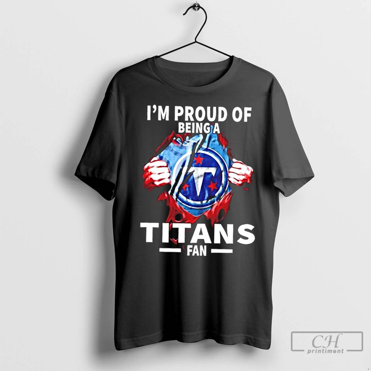 Premium Im Proud Of Being A Tennessee Titans Fan T Shirt
