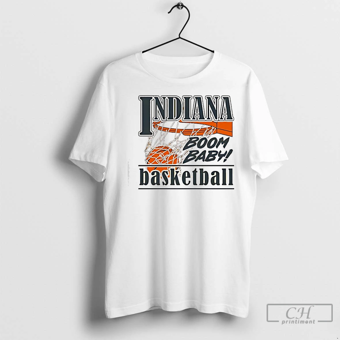 Premium Indiana Hoosiers Mens Basketball Boom Baby T Shirt