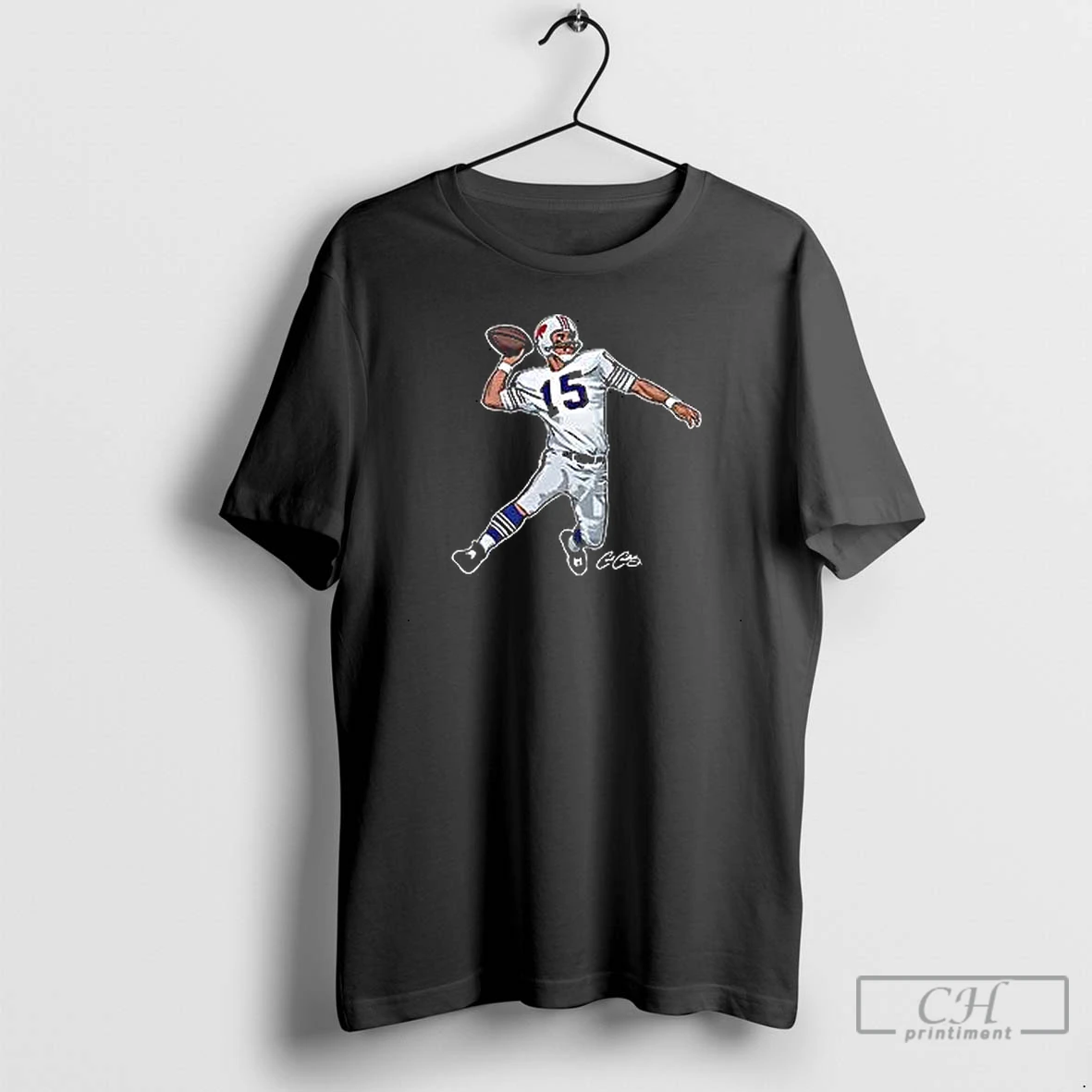 Premium Jimmy Kemp 15 Buffalo Bills Signature Player T Shirts Hoodie