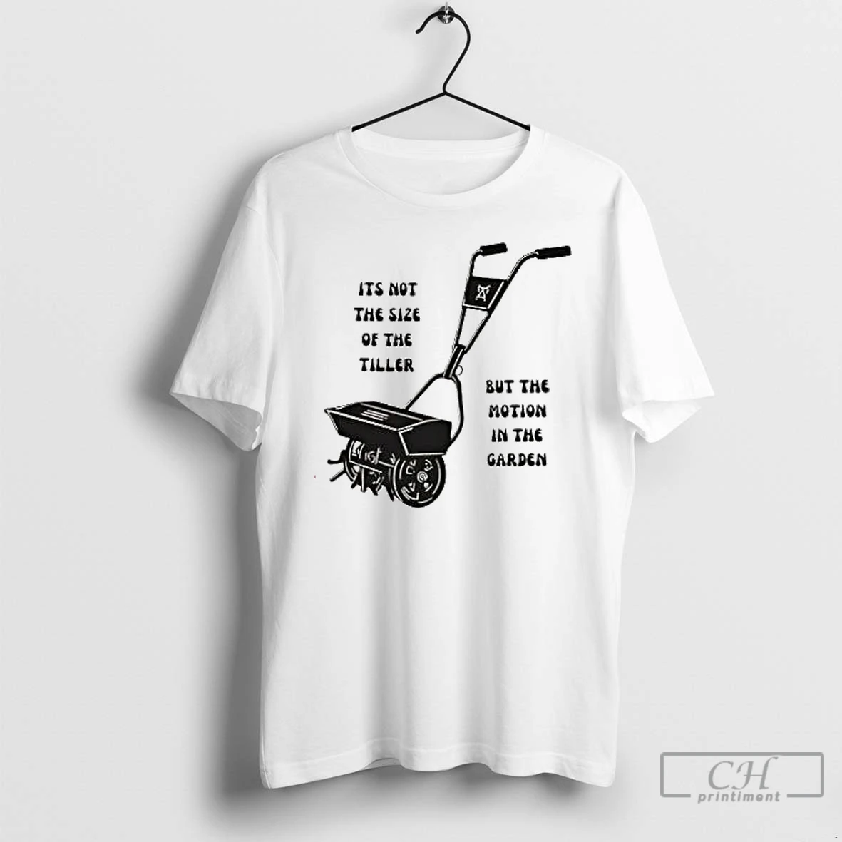 Premium Lawn Jockey Its Not The Size Of The Tiller But The Motion In The Garden T Shirts Hoodie