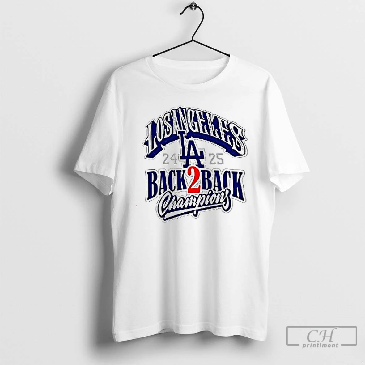 Premium Los Angeles Back 2 Back 2024 2025 Champions T Shirts Hoodie