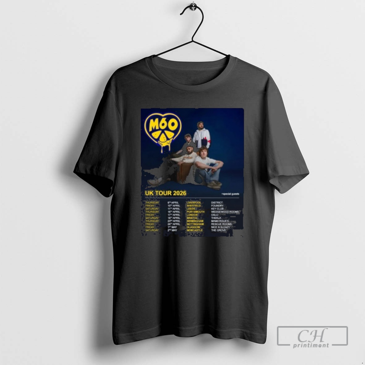 Premium M60 Uk Tour 2026 Dates Shirt Sweater