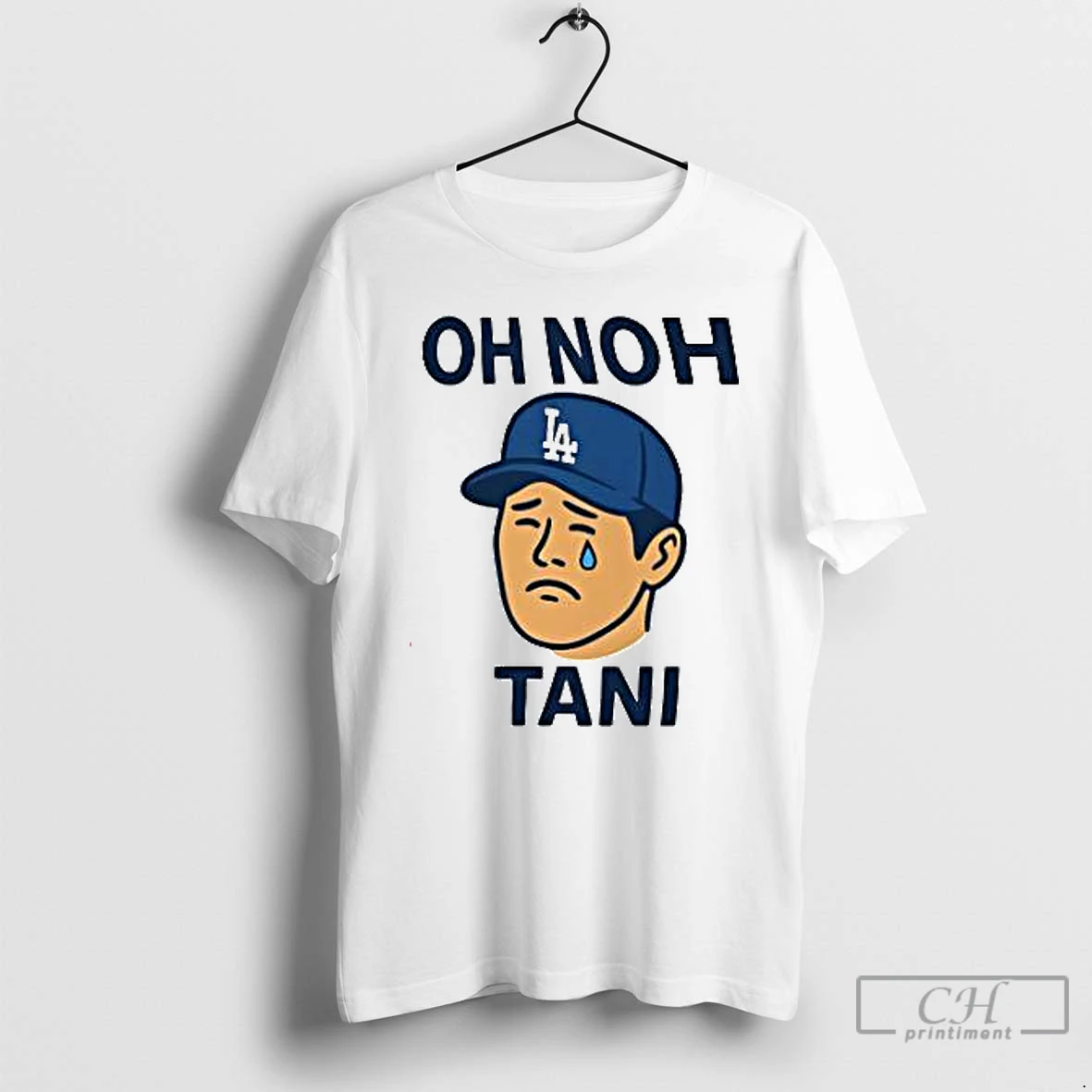 Premium Ohtani Oh Noh Tani Cry Cartoon T Shirts Hoodie