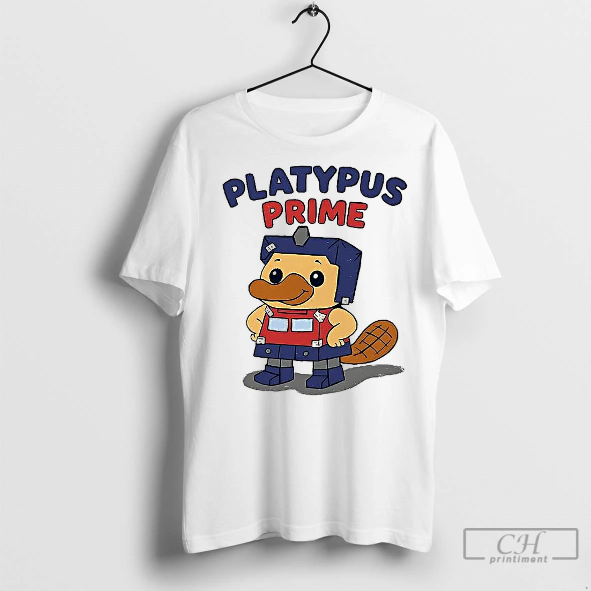 Premium Platypus Prime Optimus Transformers T Shirt