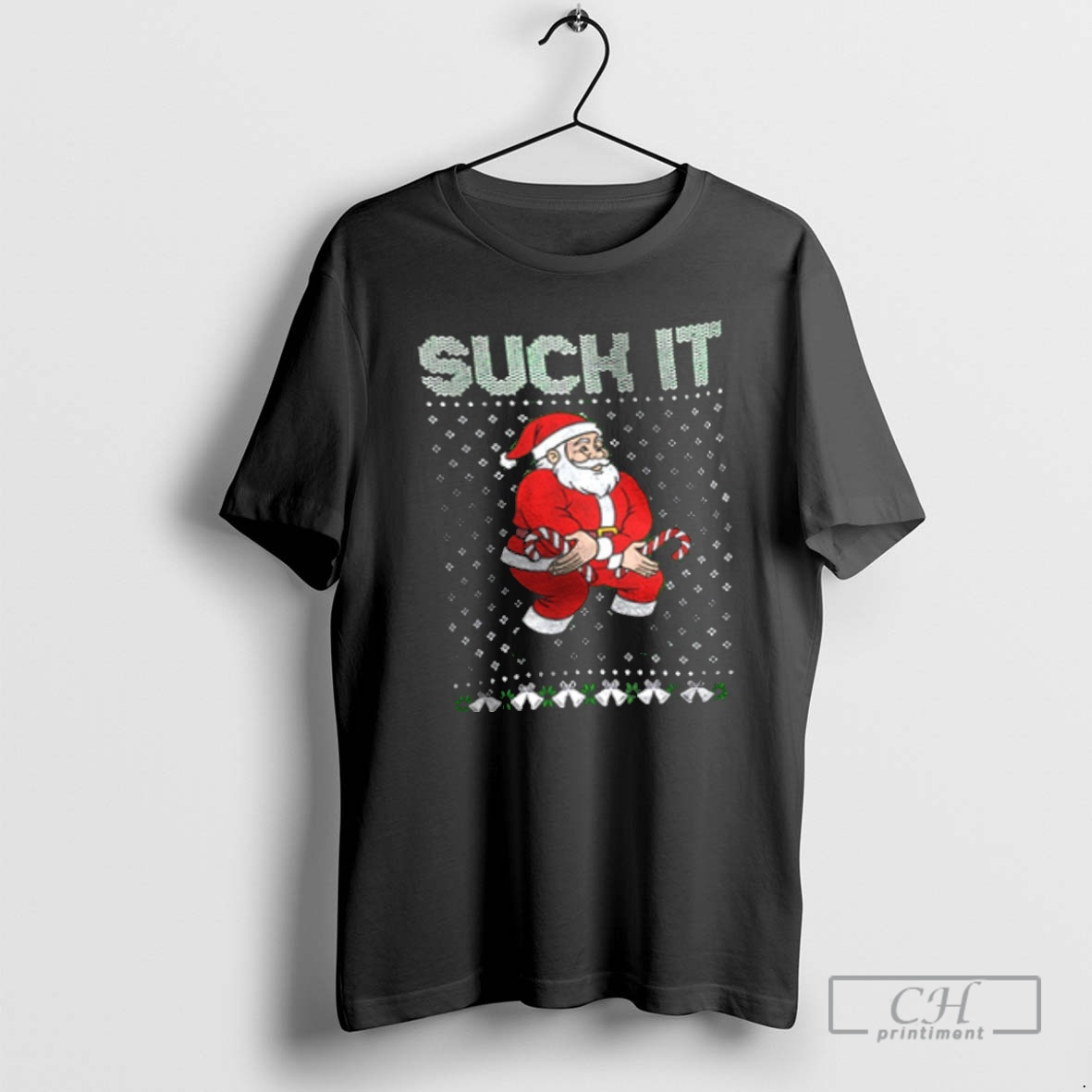 Premium Santa Claus Suck It Christmas Shirt Sweater