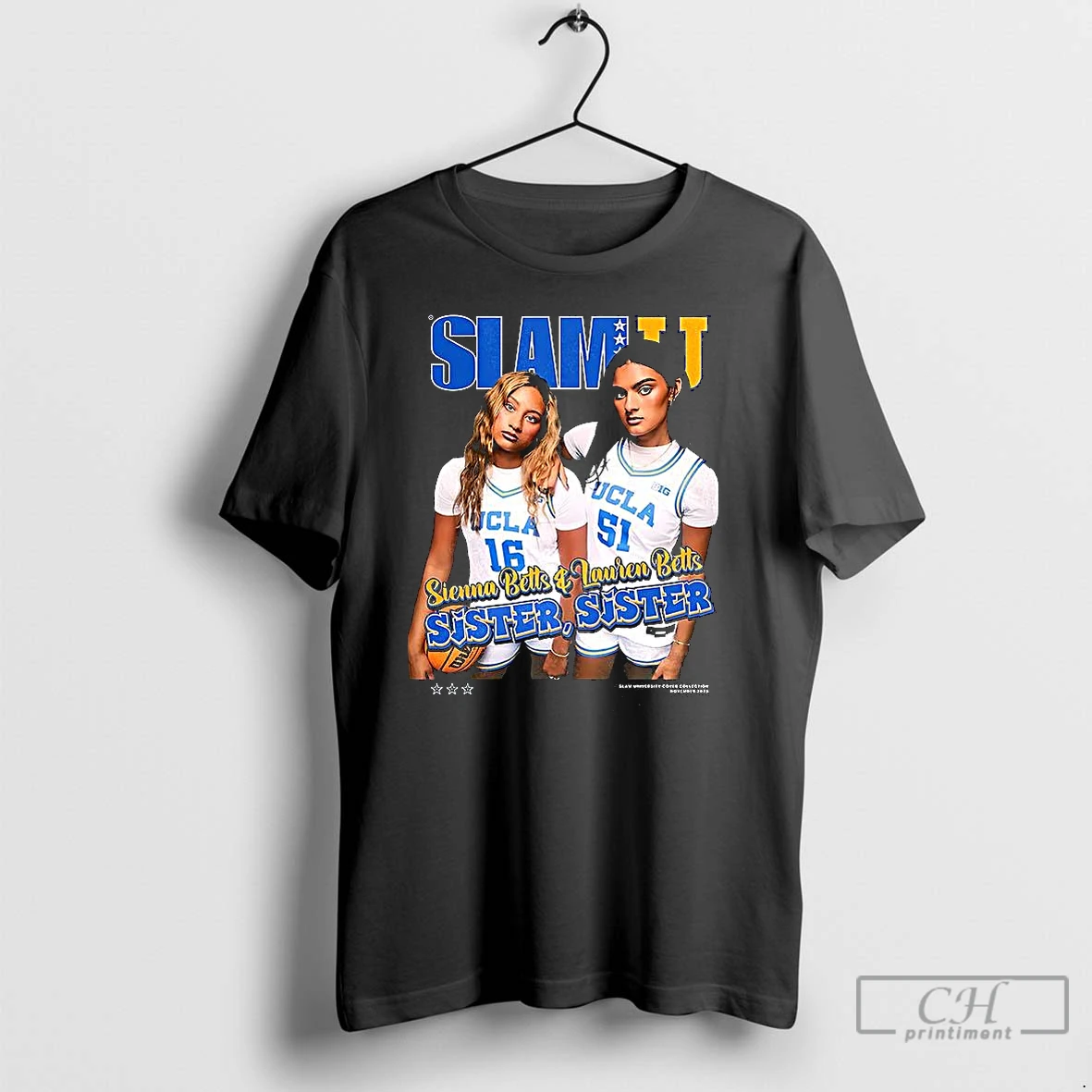 Premium Sienna And Lauren Betts Ucla Bruins Basketball Sister 2025 T Shirts Hoodie