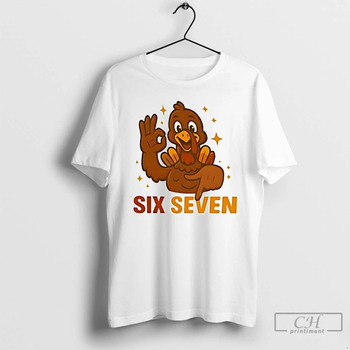 Premium Six Seven Turkey 6 7 Meme Funny Thanksgiving T Shirts Hoodie