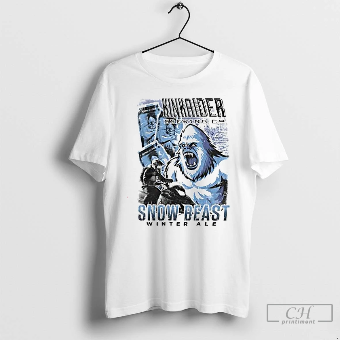 Premium Snow Beast Winter Ale Kinkaider Brewing T Shirts Hoodie