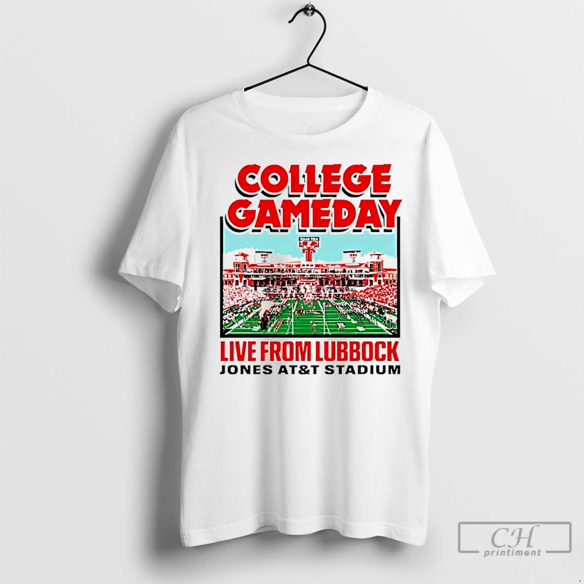Premium Texas Tech Red Raiders Espn College Gameday Live From Lubbock 2025 T Shirt