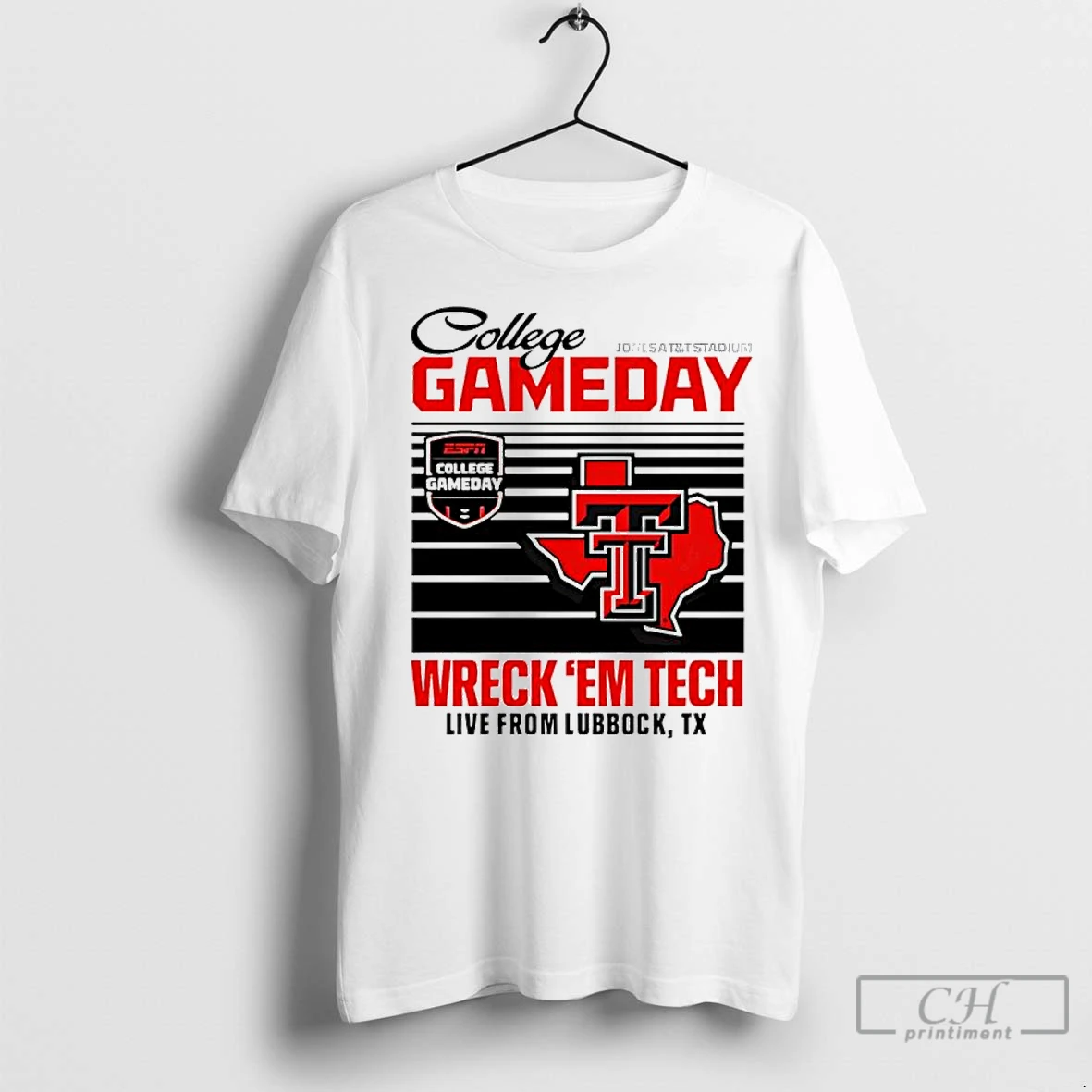 Premium Texas Tech Red Raiders Espn College Gameday Wreckem Live 2025 T Shirt